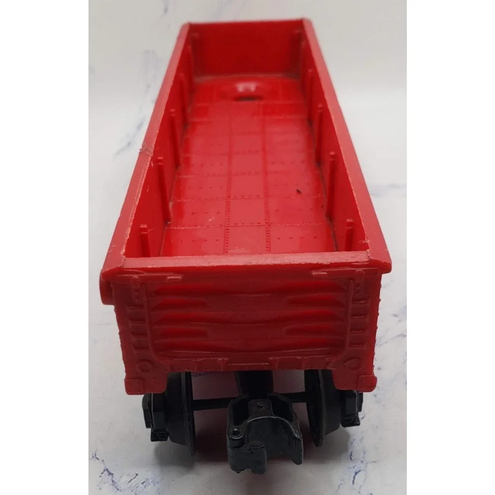 Lionel 027 Gauge Southern Pacific Lines SP 9032 Red Plastic Train Gondola